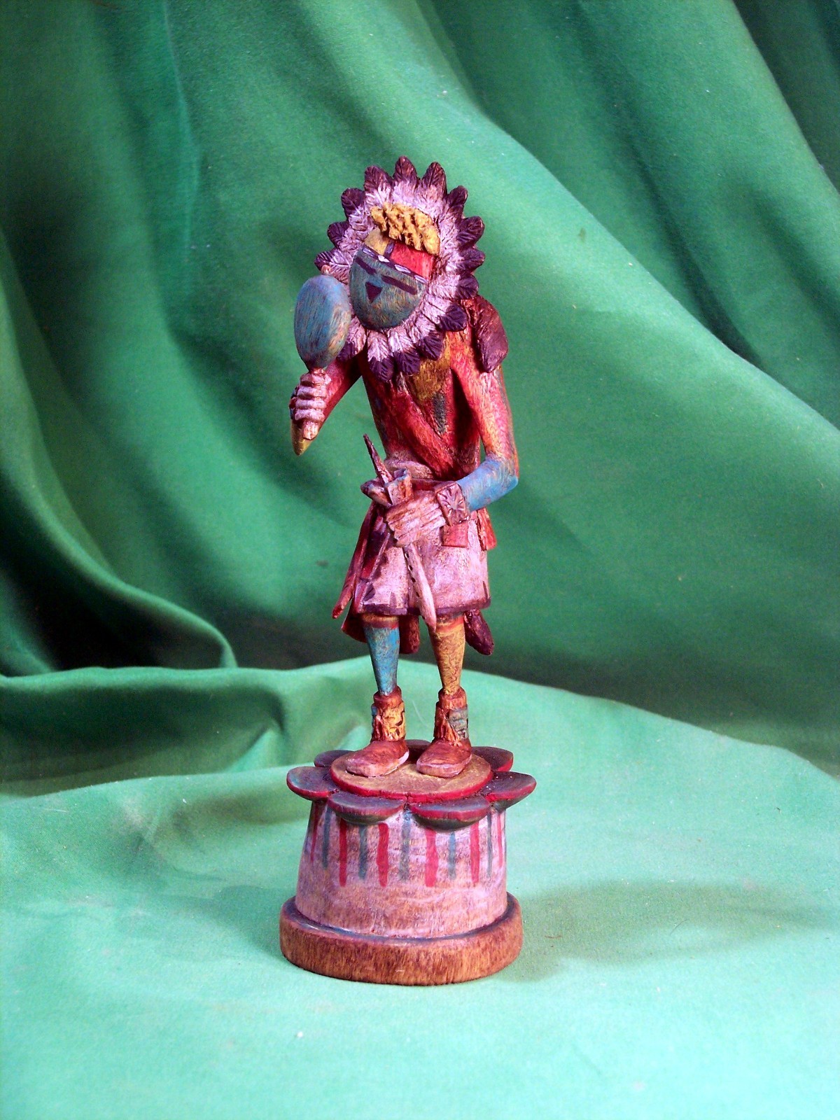 Hopi Kachina Doll - Tawa, the Sun Kachina by Elgean Joshevama - Beautiful