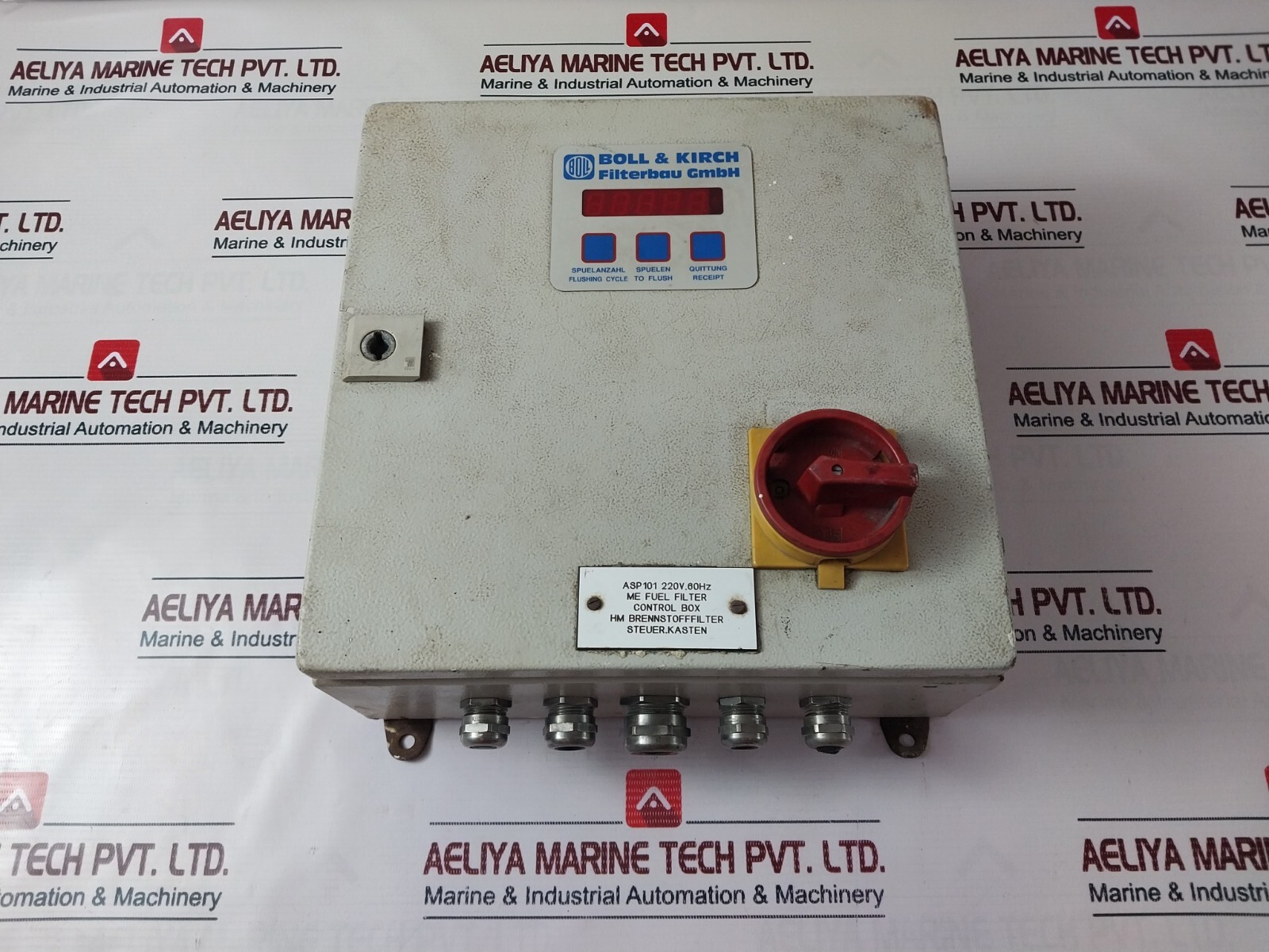 Boll & Kirch Filterbau ASP101 Me Fuel Filter Control Box 220V 60Hz Boll & Kirch Filterbau ASP101 Me Fuel Filter Control Box 220V 60Hz