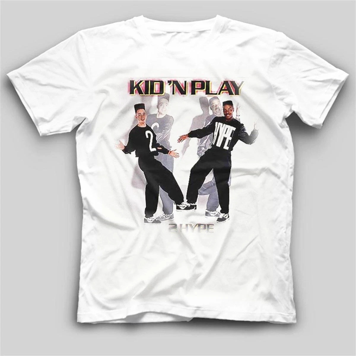Kid N Play White T-Shirt Unisex For Men Size S-2345XL GC3099