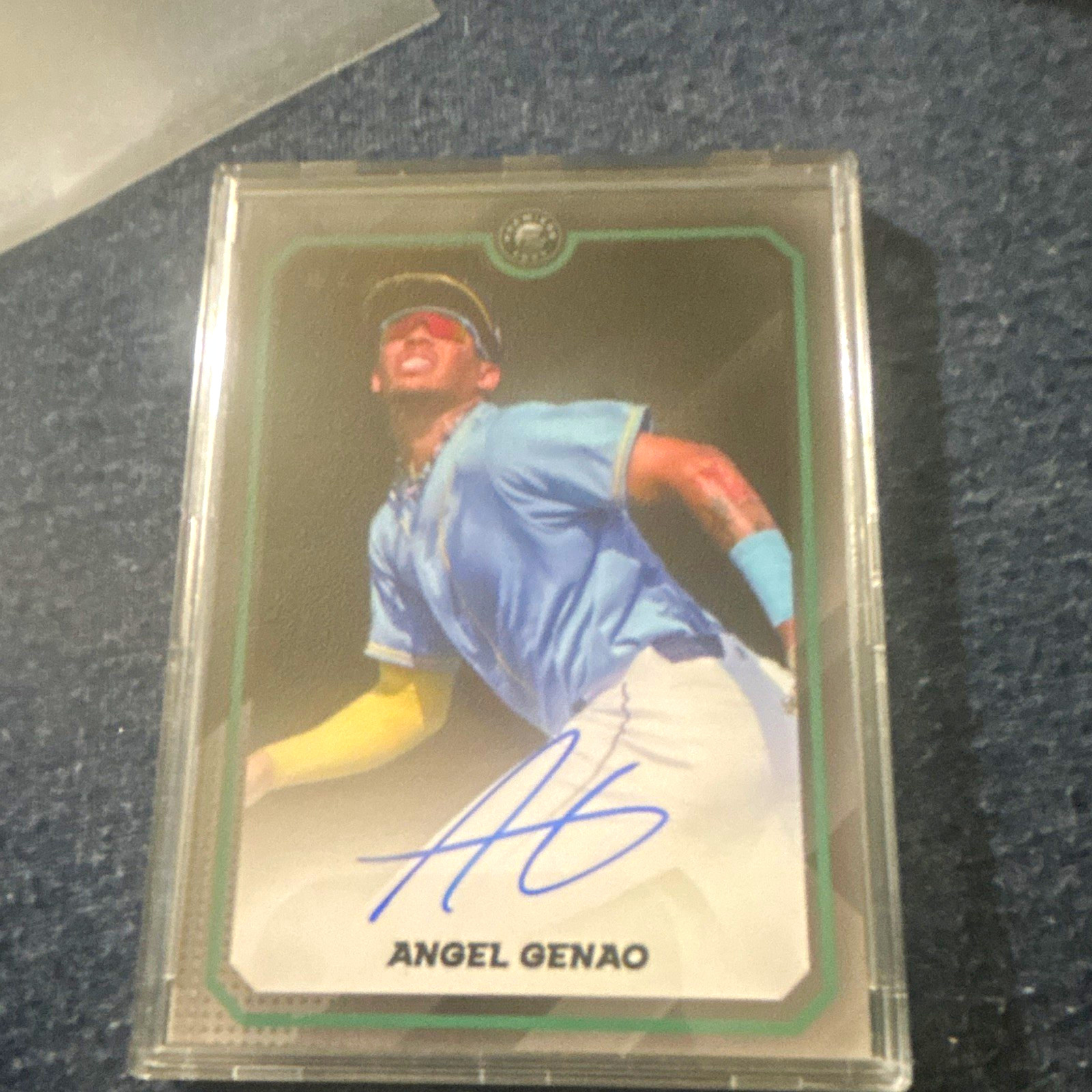 Pulse 2024 Premiere Baseball Autographs Angel Genao PB-A6 Auto 50/59 Rays Pulse 2024 Premiere Baseball Autographs Angel Genao PB-A6 Auto 50/59 Rays