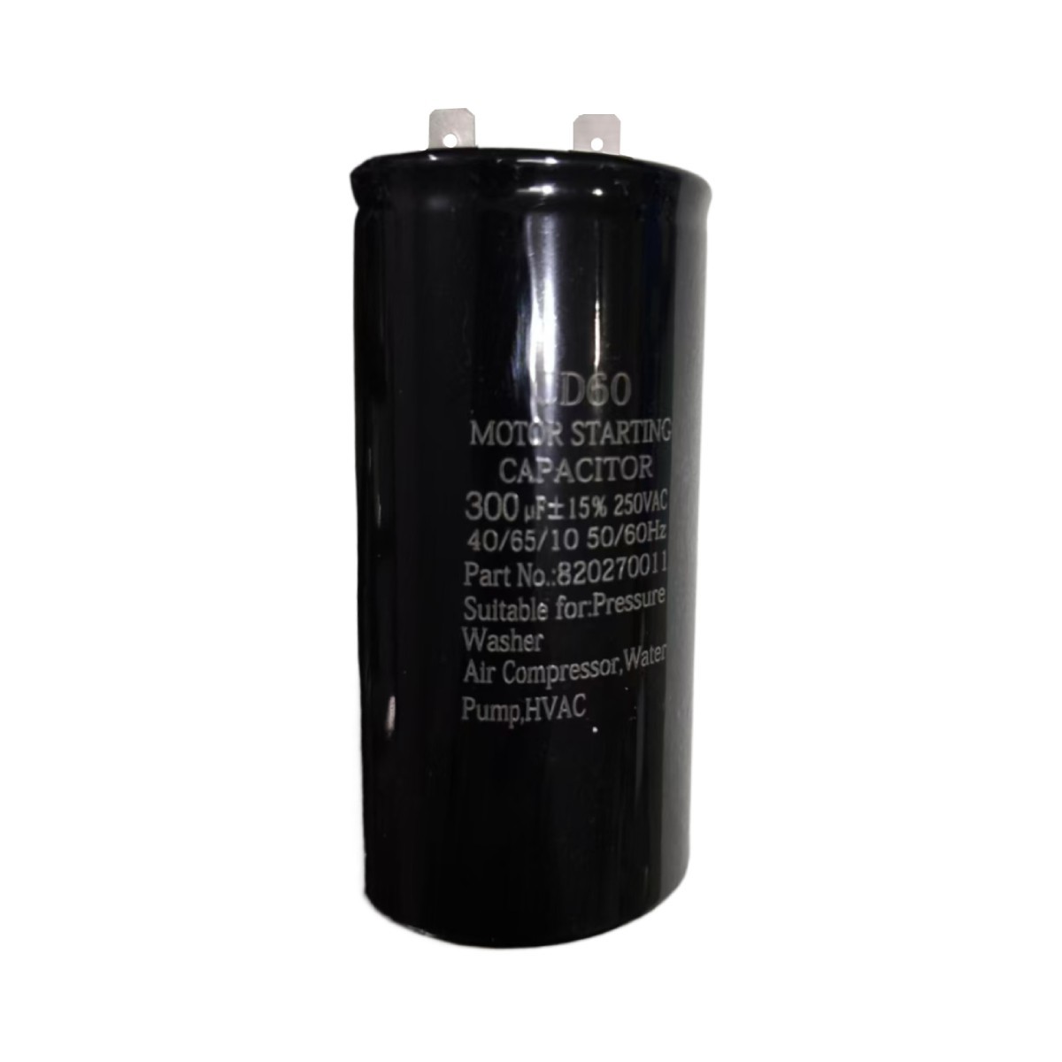 1 pc CD60 300uF Start Capacitor 250VAC for Pressure Washer Part 820270011