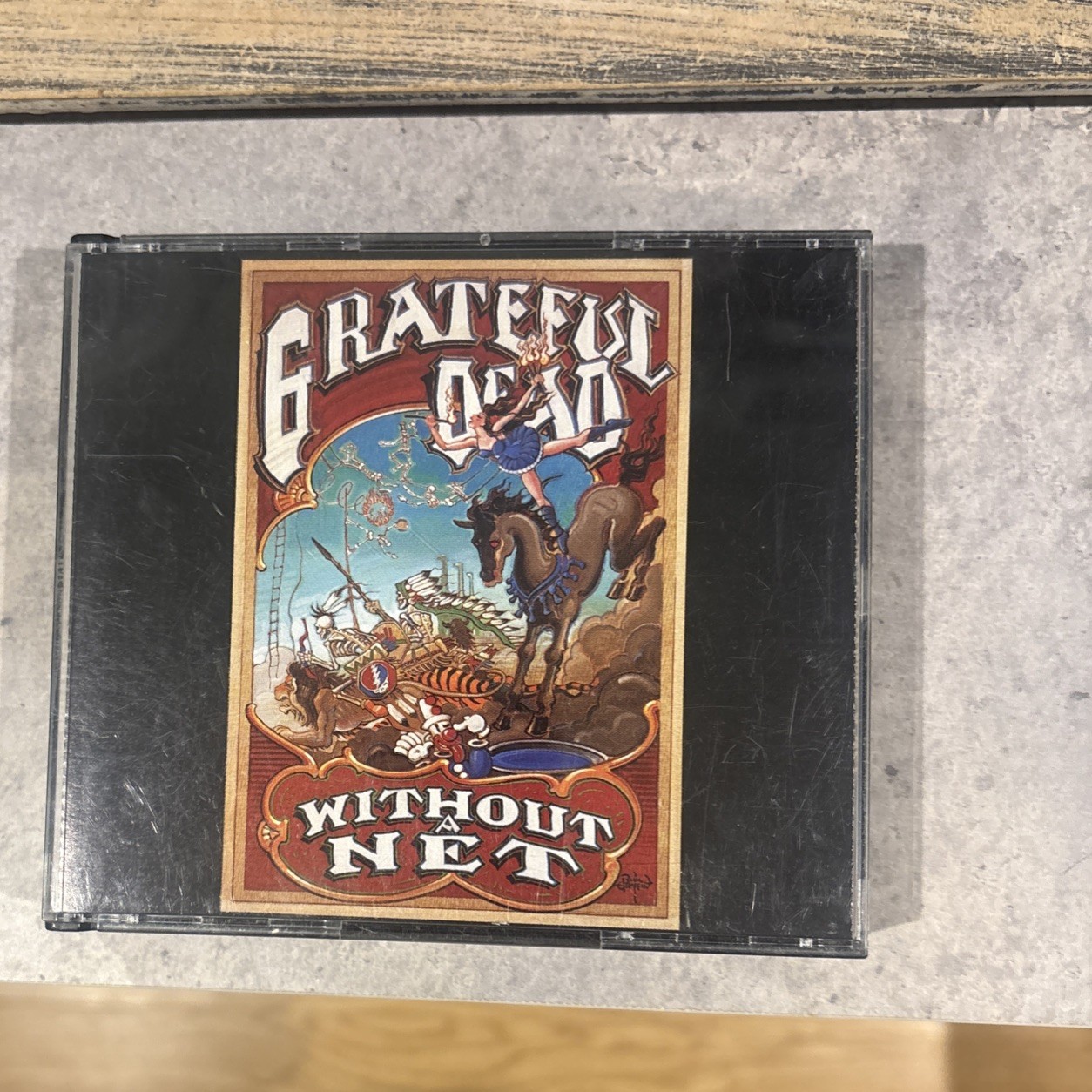 Grateful Dead - Without A Net Arista Records 2xCD official live set Arista 1990