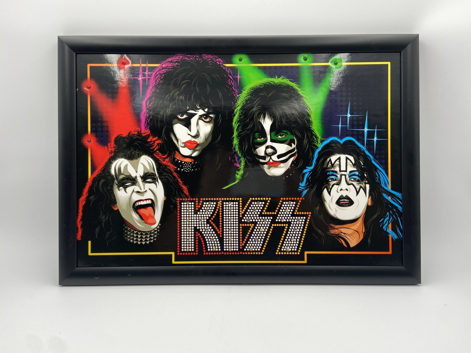 KISS Catalog, LTD. Led Lighted Artwork 2004 (missing power cord) KISS Catalog, LTD. Led Lighted Artwork 2004 (missing power cord)
