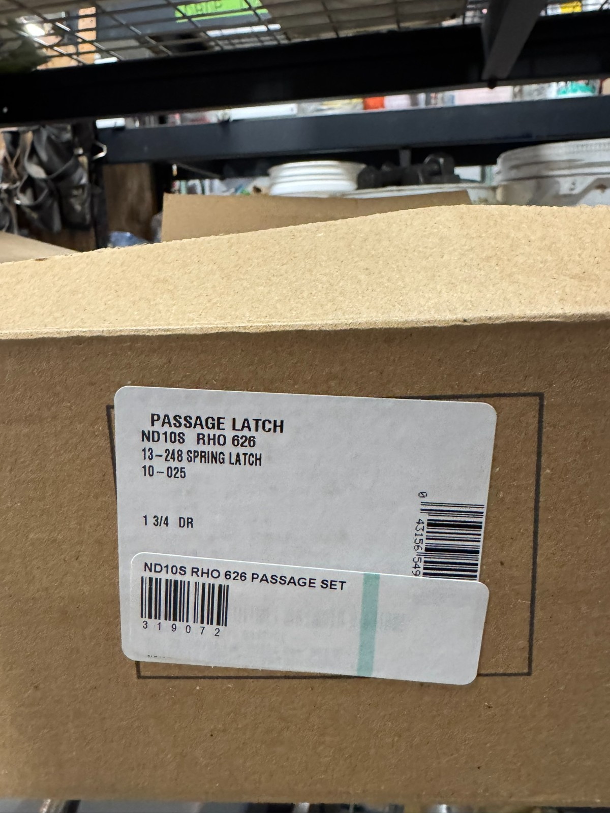 Schlage ND10S - Passage Door Lever Sets Satin Chrome. Brand New never installed