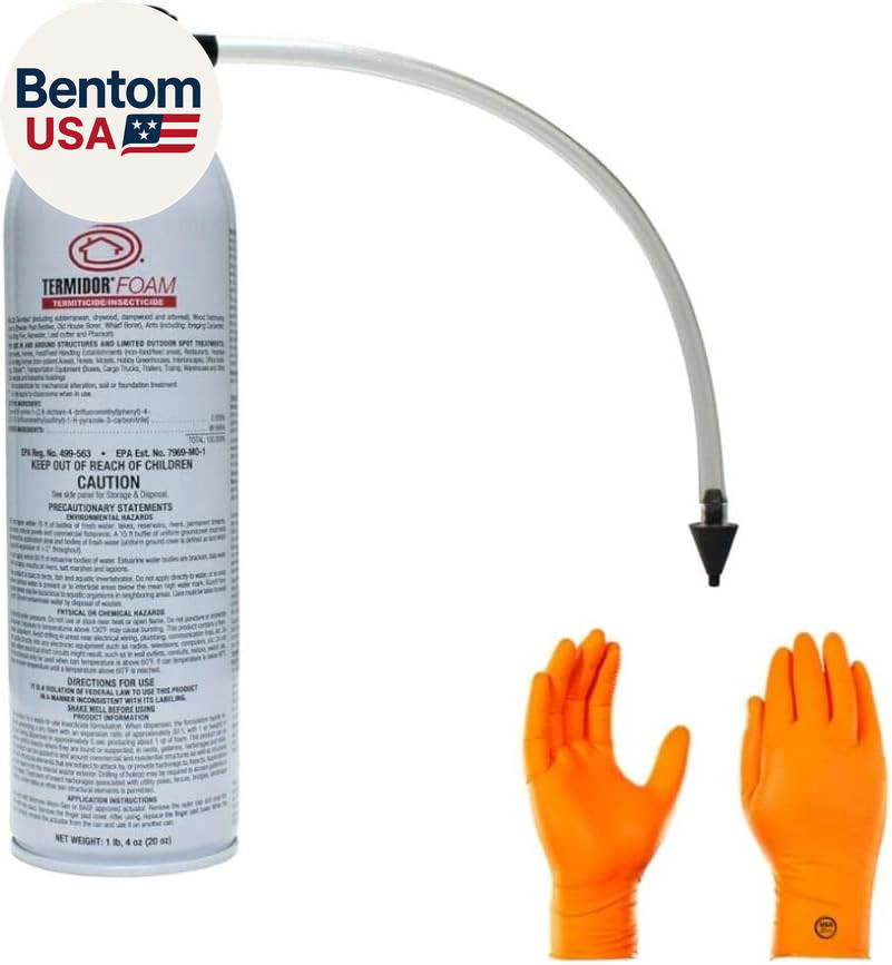 Termidor Foam 16 Oz | Premium Gloves for Safe Eradication | Pest ID Card Termidor Foam 16 Oz | Premium Gloves for Safe Eradication | Pest ID Card