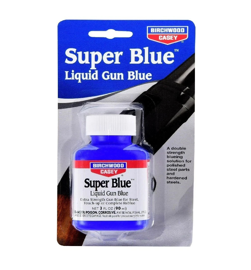 Birchwood Casey SUPER BLUE Liquid Gun Blue FOR BLUEING POLISHED HARDENED STEELS Birchwood Casey SUPER BLUE Liquid Gun Blue FOR BLUEING POLISHED HARDENED STEELS