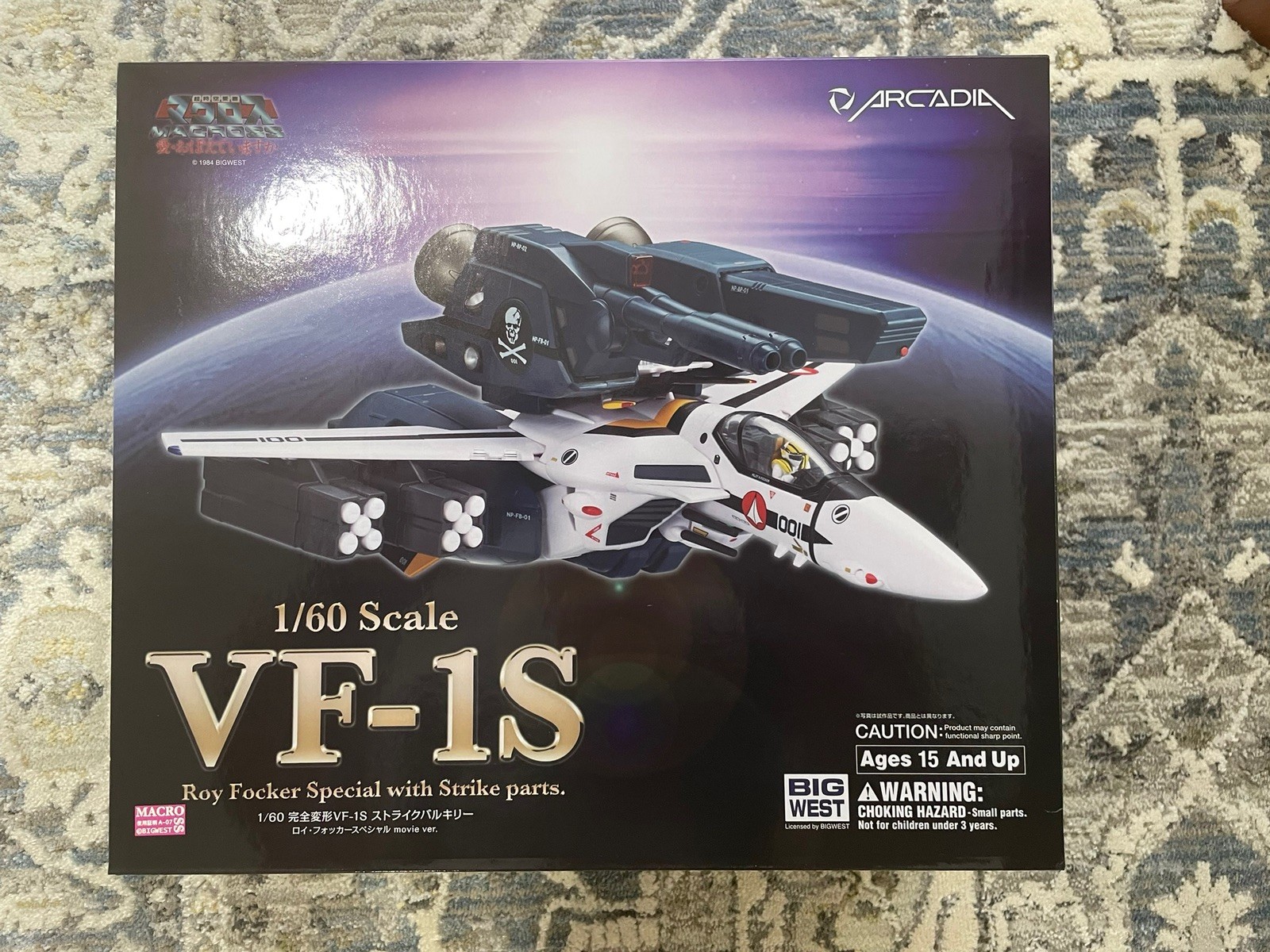 New ARCADIA Macross 1/60 VF-1S Strike Valkyrie Roy Focker Special Movie Ver New ARCADIA Macross 1/60 VF-1S Strike Valkyrie Roy Focker Special Movie Ver