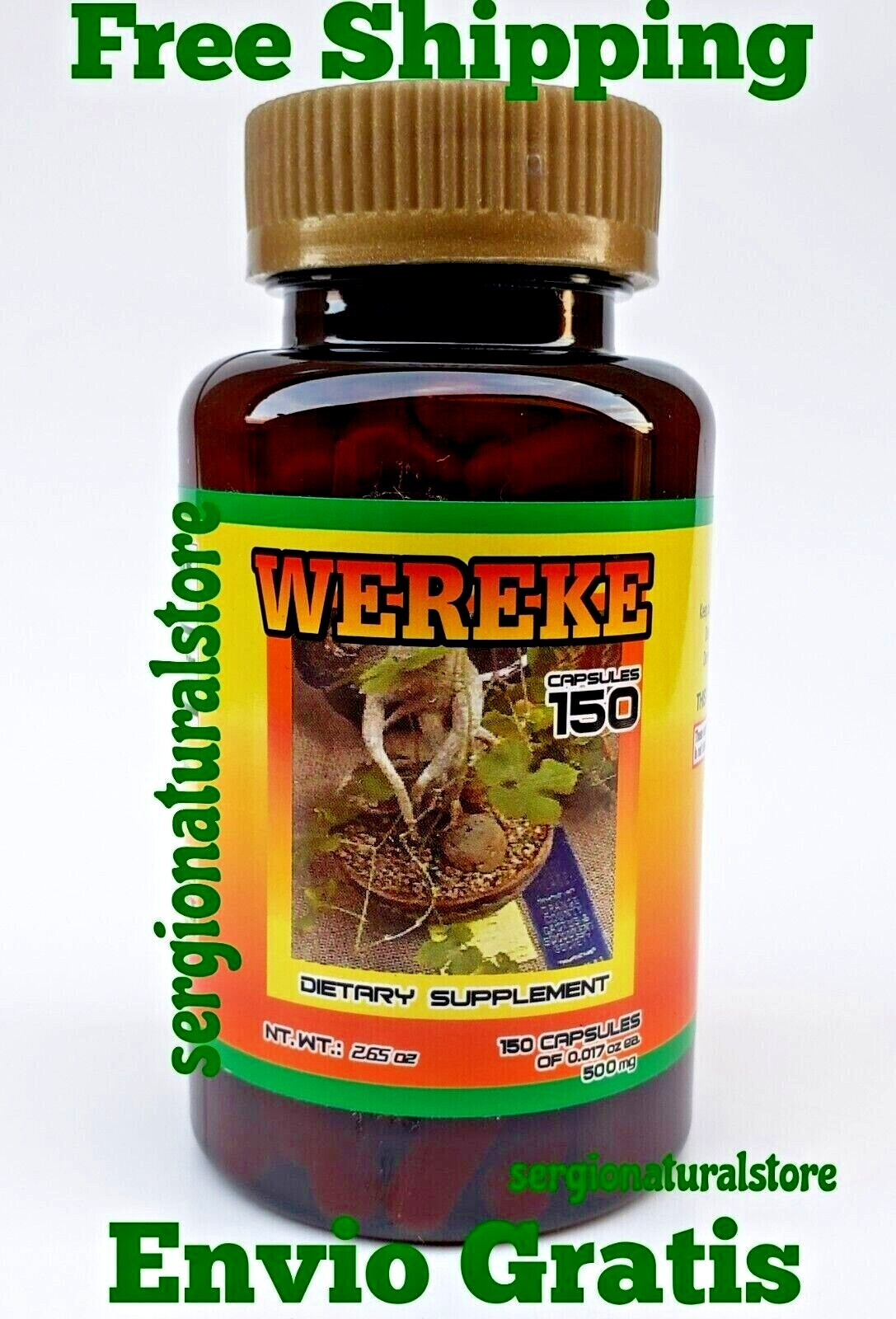 Wereke 150 Capsules Wereke  Exp 03/2029 or later.