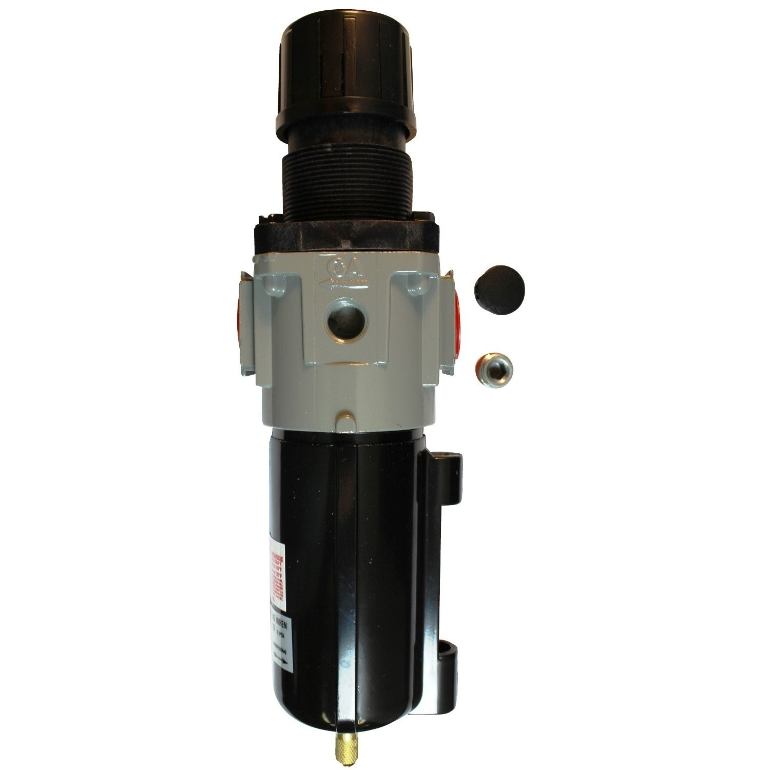 Milton Industries 1111 Filter Regulator, 1/2 in NPT, 200 PSI Max