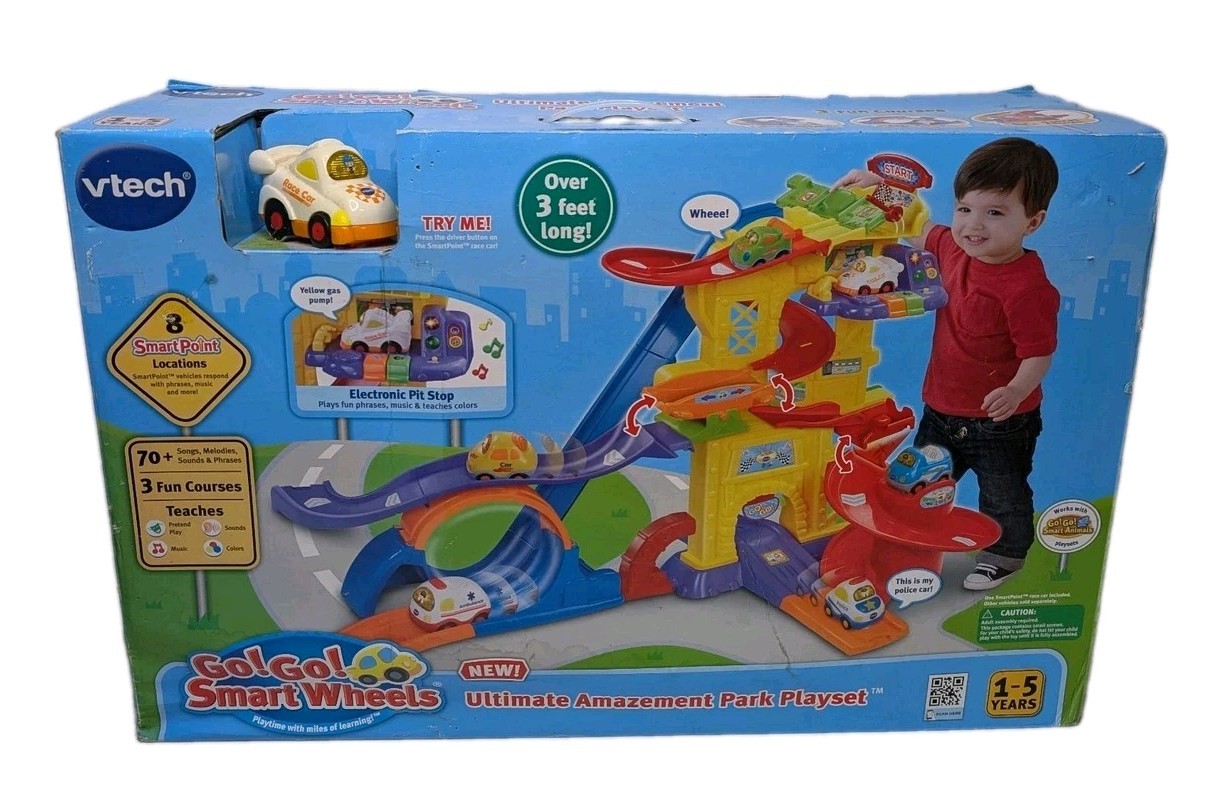 VTech Go Go Smart Wheels Ultimate Amazement Park Playset New