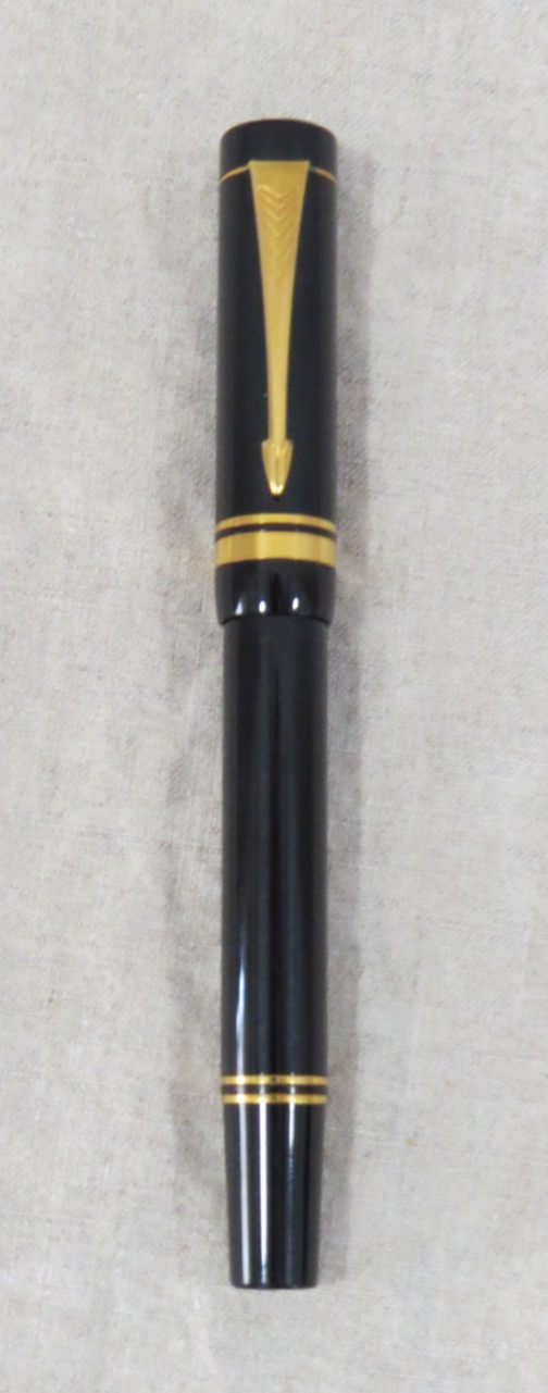 Vintage Parker Duofold Centennial Fountain Pen 18K Gold Nib - Fine Vintage Parker Duofold Centennial Fountain Pen 18K Gold Nib - Fine