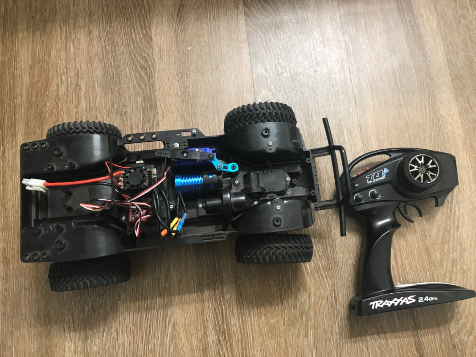Use built Tamiya R/C 1/10 CC-01 Chassis with ESC Servo receiver motor remote