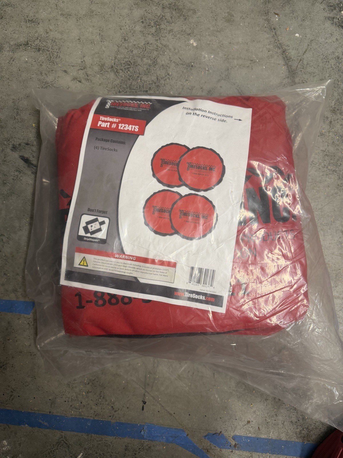 (4)  TireSocks Part# 1234TS (NEW IN BAG)
