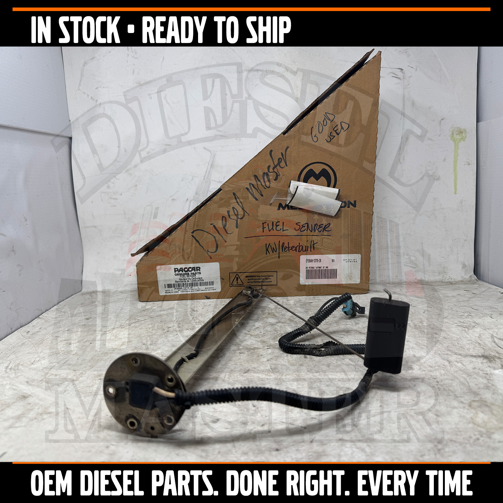 Genuine PACCAR Fuel Sender Sensor 5549-13715-26 OEM Used