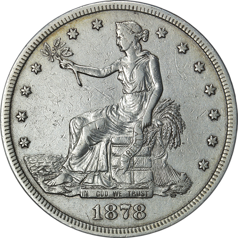 1878-S Trade Dollar VF/XF Details Nice Eye Appeal Nice Strike