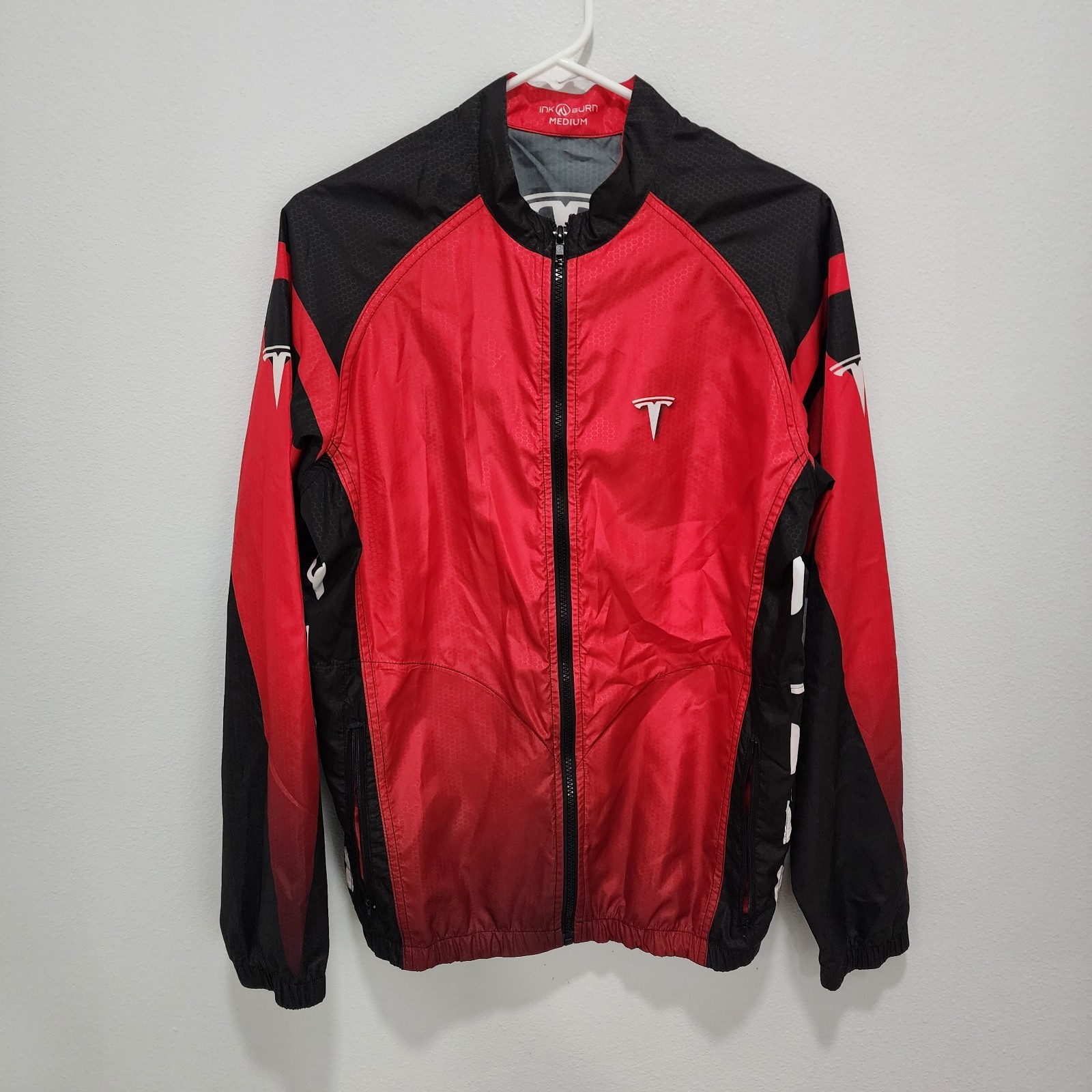 RARE Tesla Inknburn Red/ Black Jacket Men’s Medium