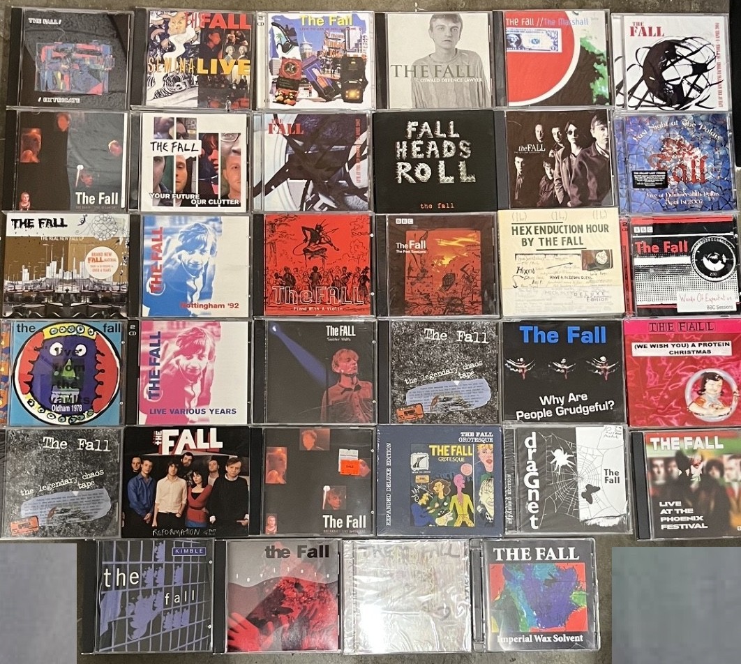 THE FALL CD LOT - HEADS ROLL/HEX ENDUCTION HOUR/FIEND WITH VIOLIN/SINISTER WALTZ