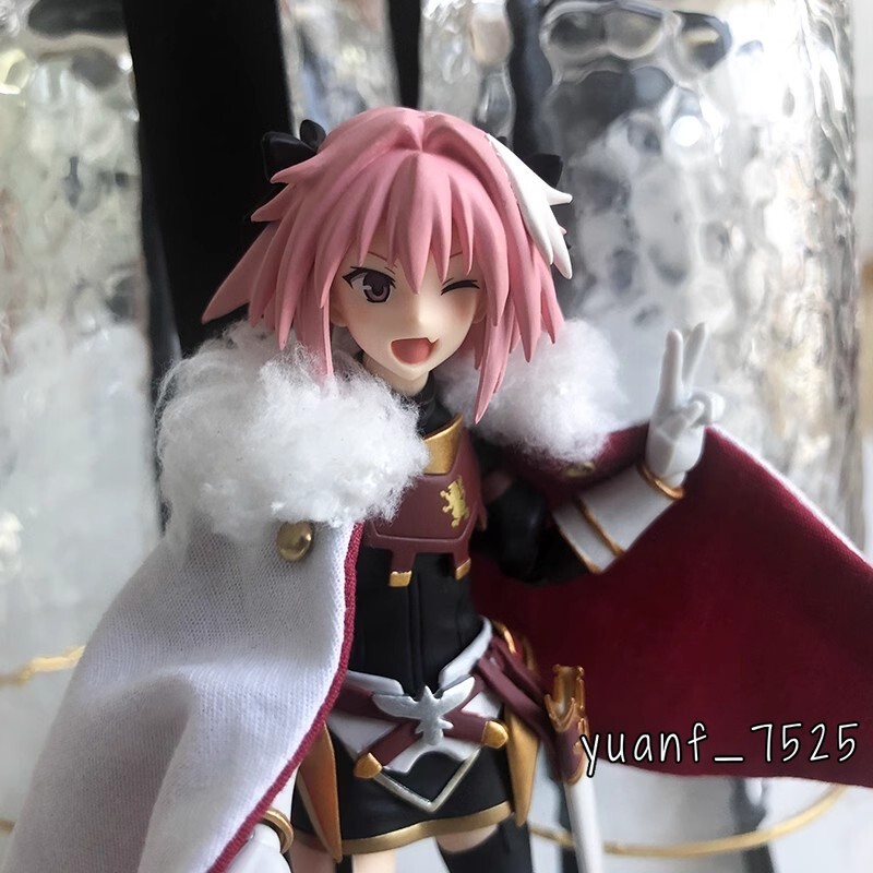 White Red Cape Cloak Model Accessory For 1/12 Figma Astolfo Rider Figure Model