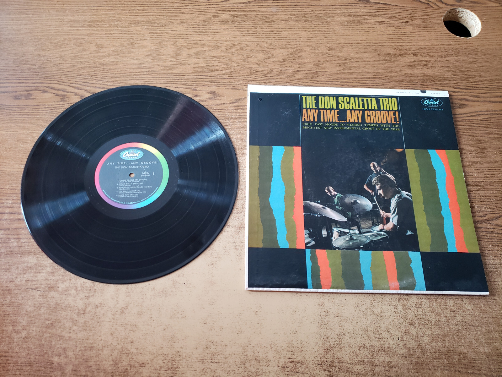 1960s EXCELLENT The Don SCALETTA Trio – Any Time... Any Groove 2204 LP33