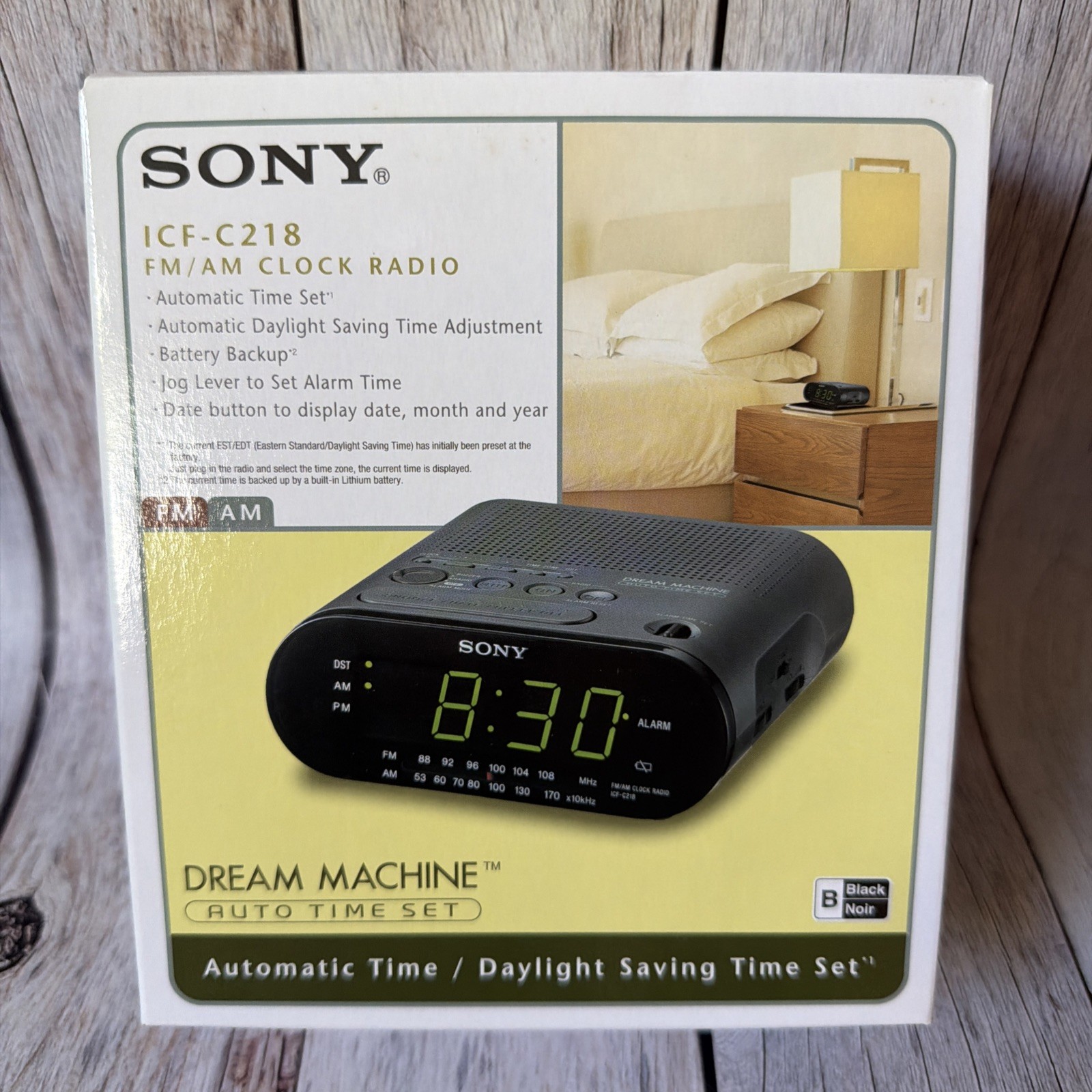 Sony Dream Machine ICF-C218 Automatic Digital Alarm Clock with AM/FM Radio Black Sony Dream Machine ICF-C218 Automatic Digital Alarm Clock with AM/FM Radio Black