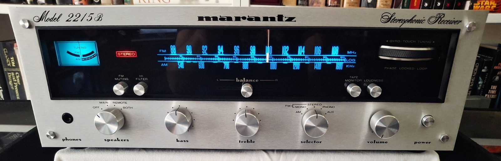 Marantz 2215B Stereo Receiver, New Speaker Terminals, LED\'s, Serviced