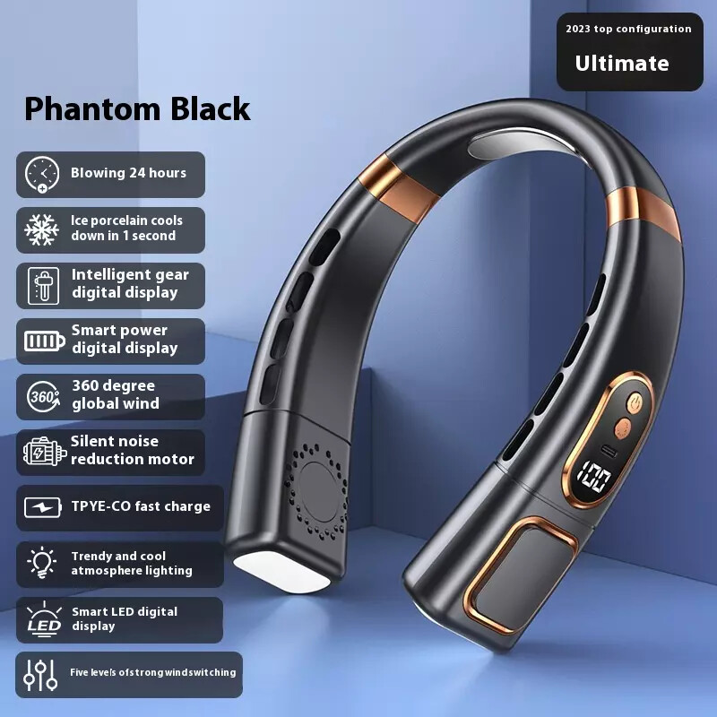 New Hanging Neck Fan Cooling Air Cooler Little Electric Air Conditioner Portable