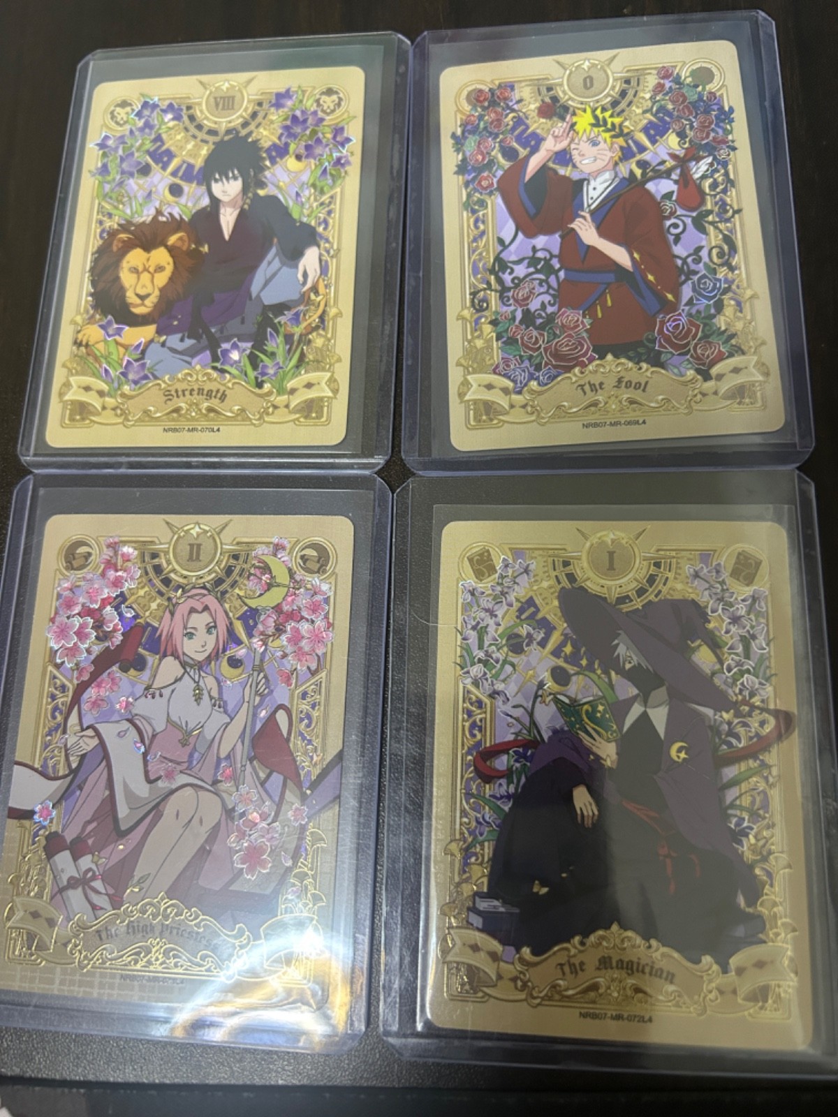 Kayou Naruto MR Tarot Card Complete Set 4 Cards NRB07 NearMint Kayou Naruto MR Tarot Card Complete Set 4 Cards NRB07 NearMint