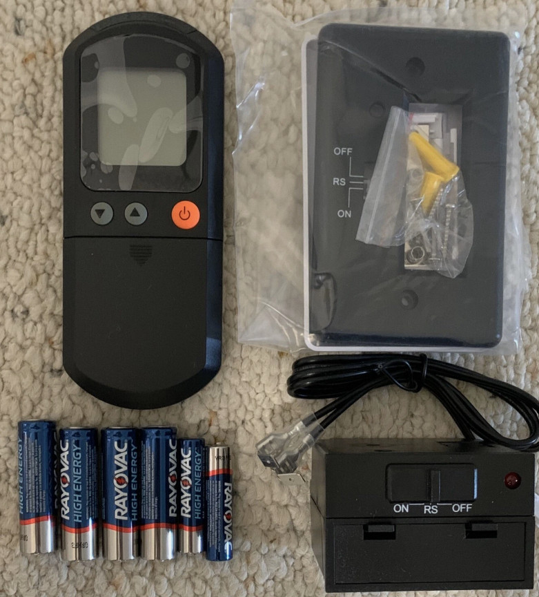 Fireplace Thermostatic Remote Control Kit, Ambient & Skytech Compatible, New