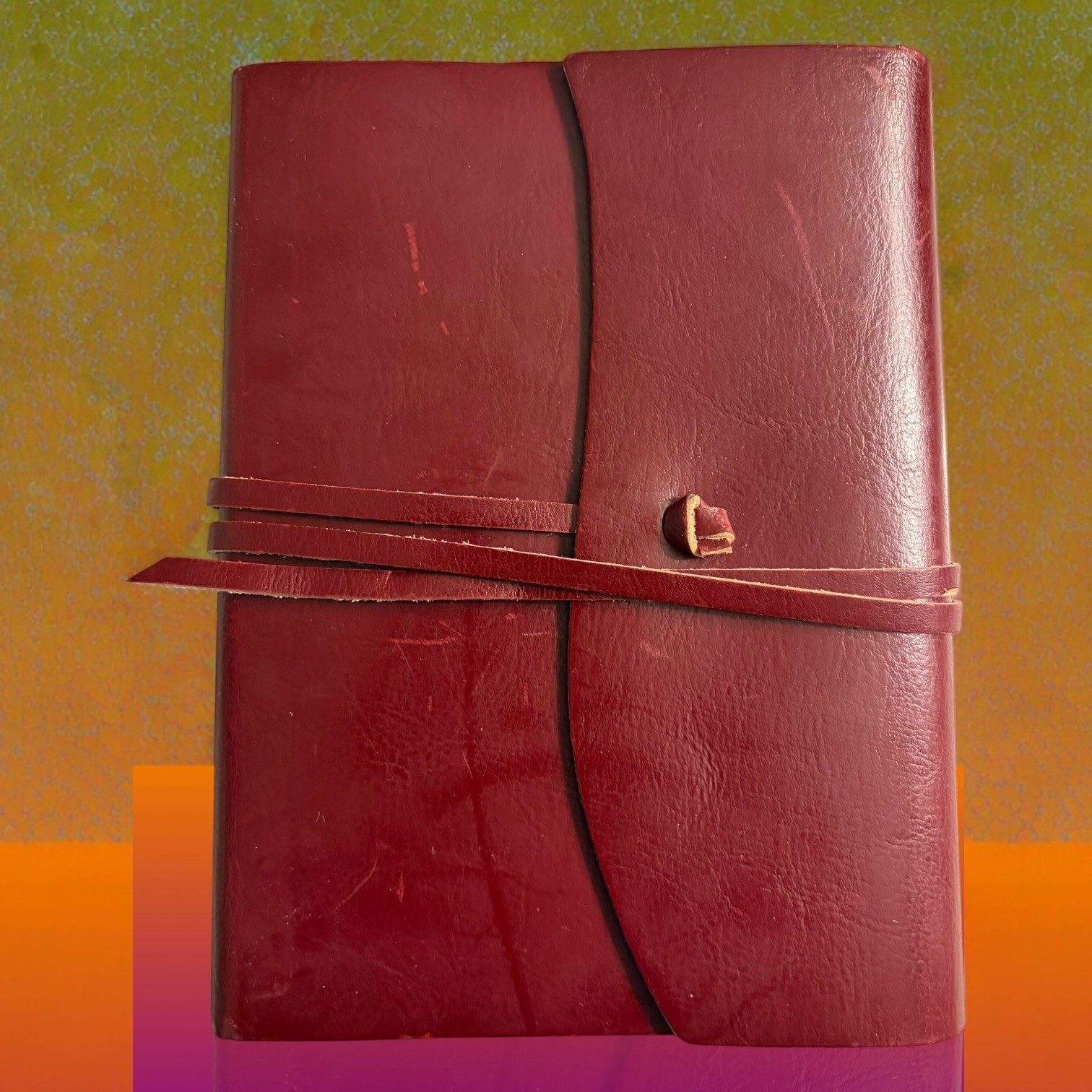 Vintage 2003 Cavallini & Co. Brown Leather Journal 5x7\ Vintage 2003 Cavallini & Co. Brown Leather Journal 5x7\
