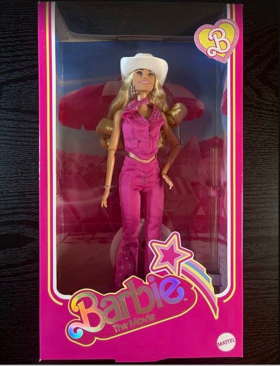 Mattel Barbie the Movie Margot Robbie Barbie In Pink Western Outfit Best Price