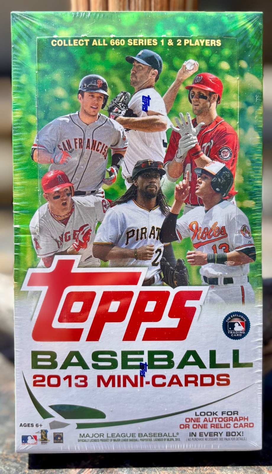 2013 Topps Mini Factory Sealed Hobby Box - 24 Packs Per Box 1 Auto or Relic