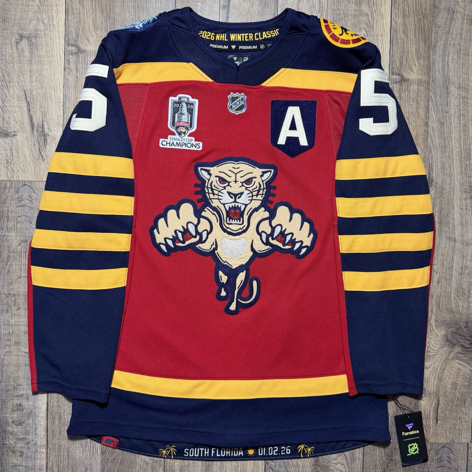 Florida Panthers Aaron Ekblad Fanatics Premium Winter Classic Jersey Men 44 $295 Florida Panthers Aaron Ekblad Fanatics Premium Winter Classic Jersey Men 44 $295
