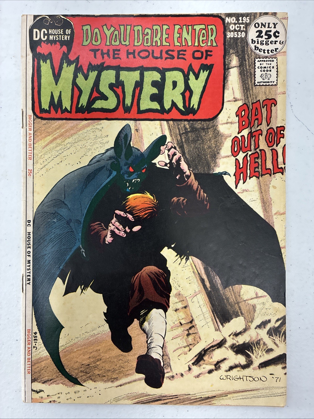House of Mystery #195 (DC 1971) Wrightson 