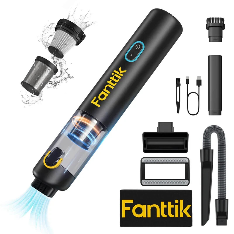 Fanttik V8 Mate Cordless Car Vacuum Suction Power 12000Pa, Portable Mini Vacuum Fanttik V8 Mate Cordless Car Vacuum Suction Power 12000Pa, Portable Mini Vacuum
