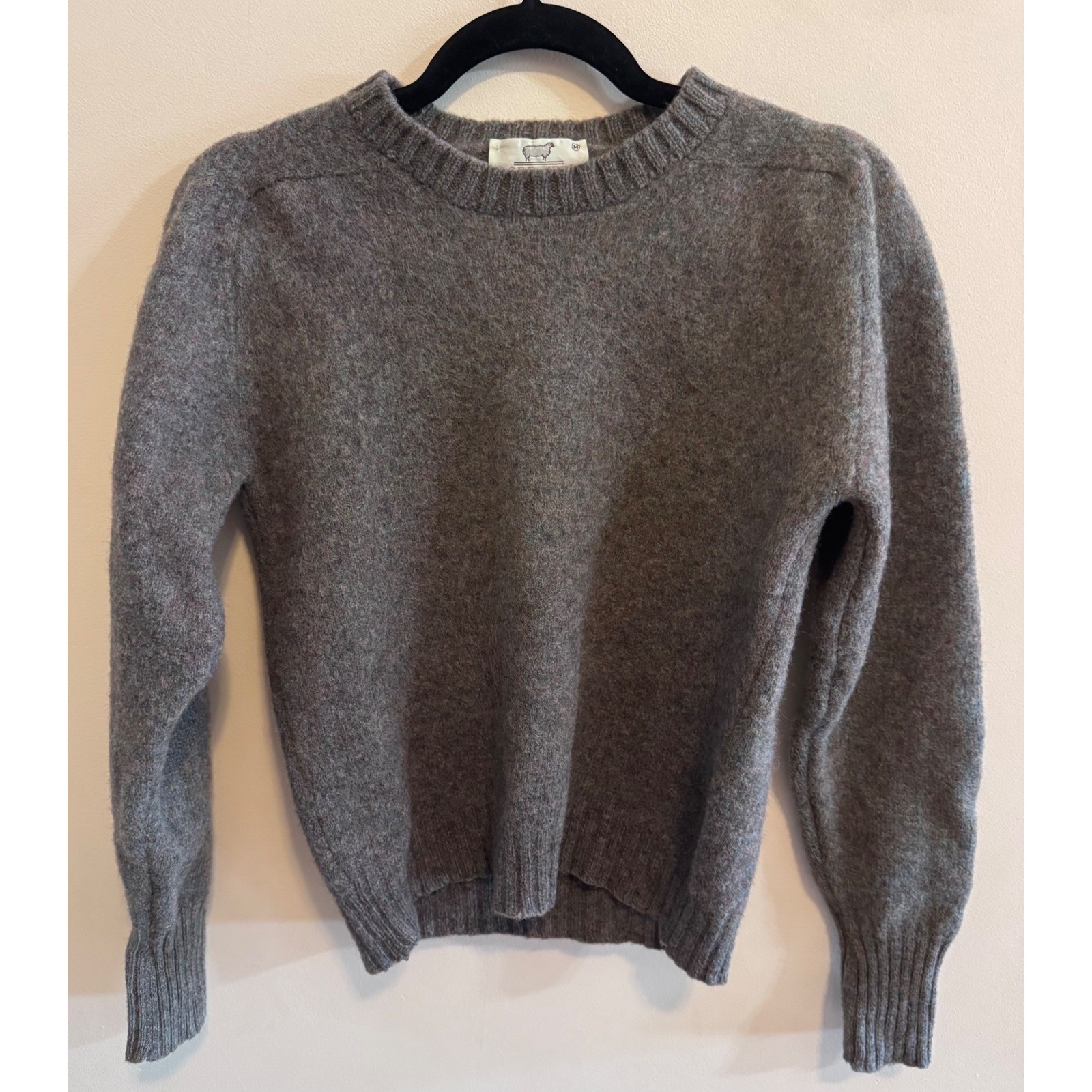 Unisex Vintage Lord Jeff 100% Shetland Wool Preppy Craftsmanship Sweater M