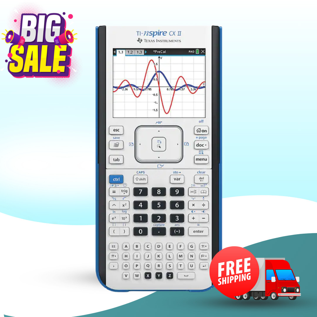 [SALE] Texas Instruments TI-Nspire CX II Graphing Calculator White NSCX2/TBL/1L1