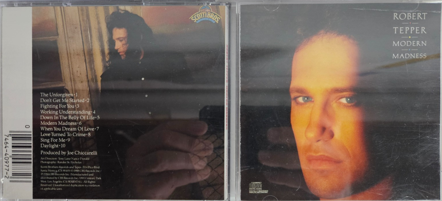 Robert Tepper - Modern Madness CD Robert Tepper - Modern Madness CD