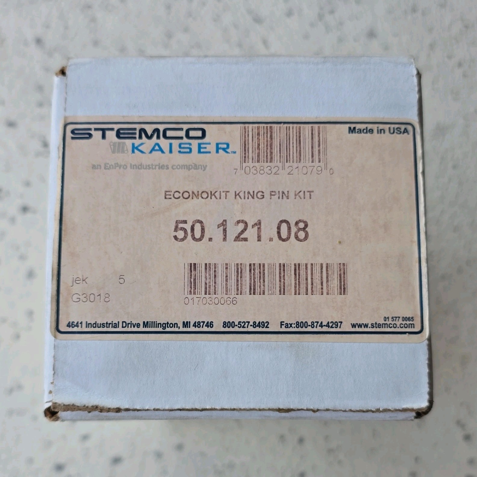 STEMCO 50.121.08 Steering King Pin Bushing Kit - Econokit STEMCO 50.121.08 Steering King Pin Bushing Kit - Econokit