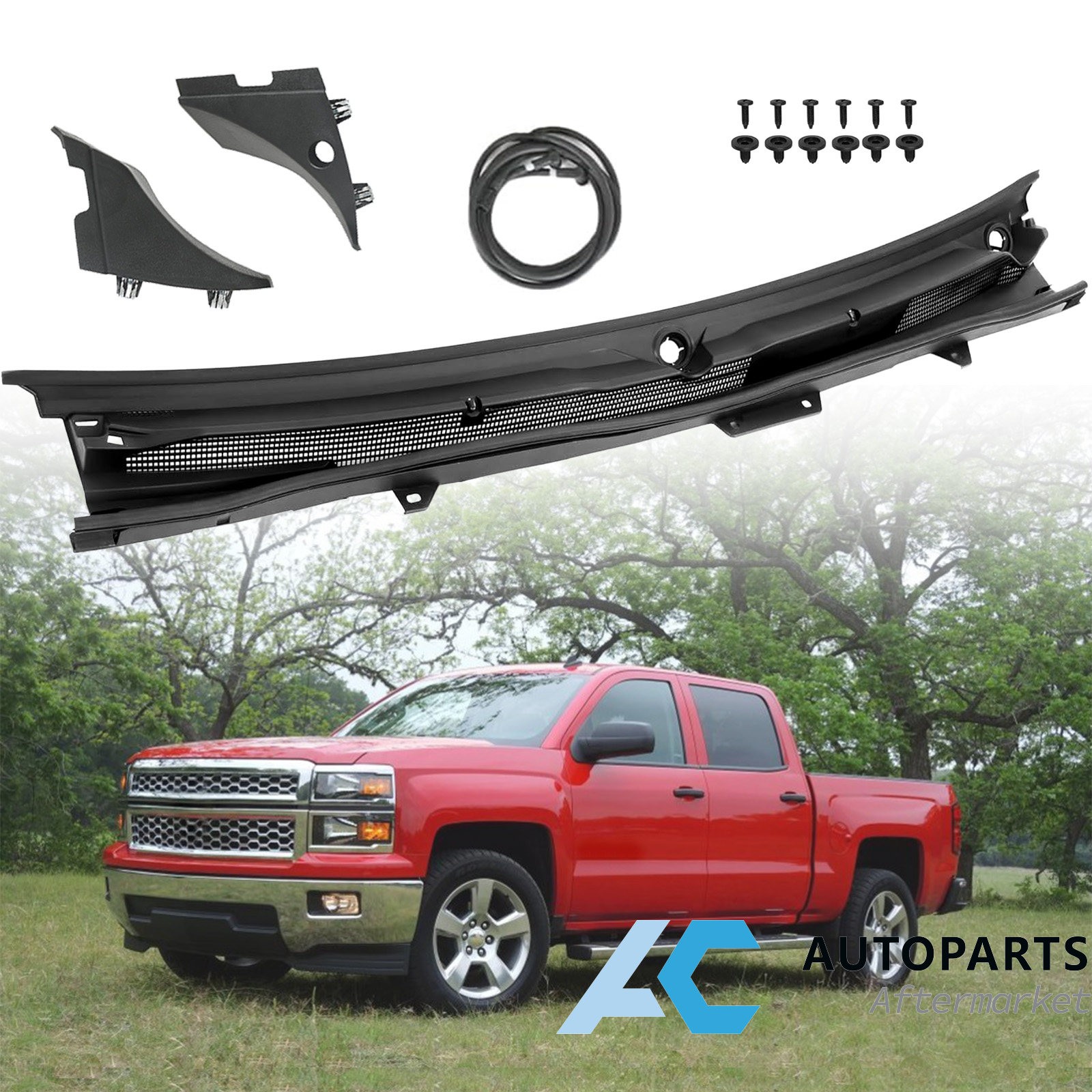 For 2014 2015 Chevy Silverado 1500 Windshield Wiper Cowl Panel  23207951