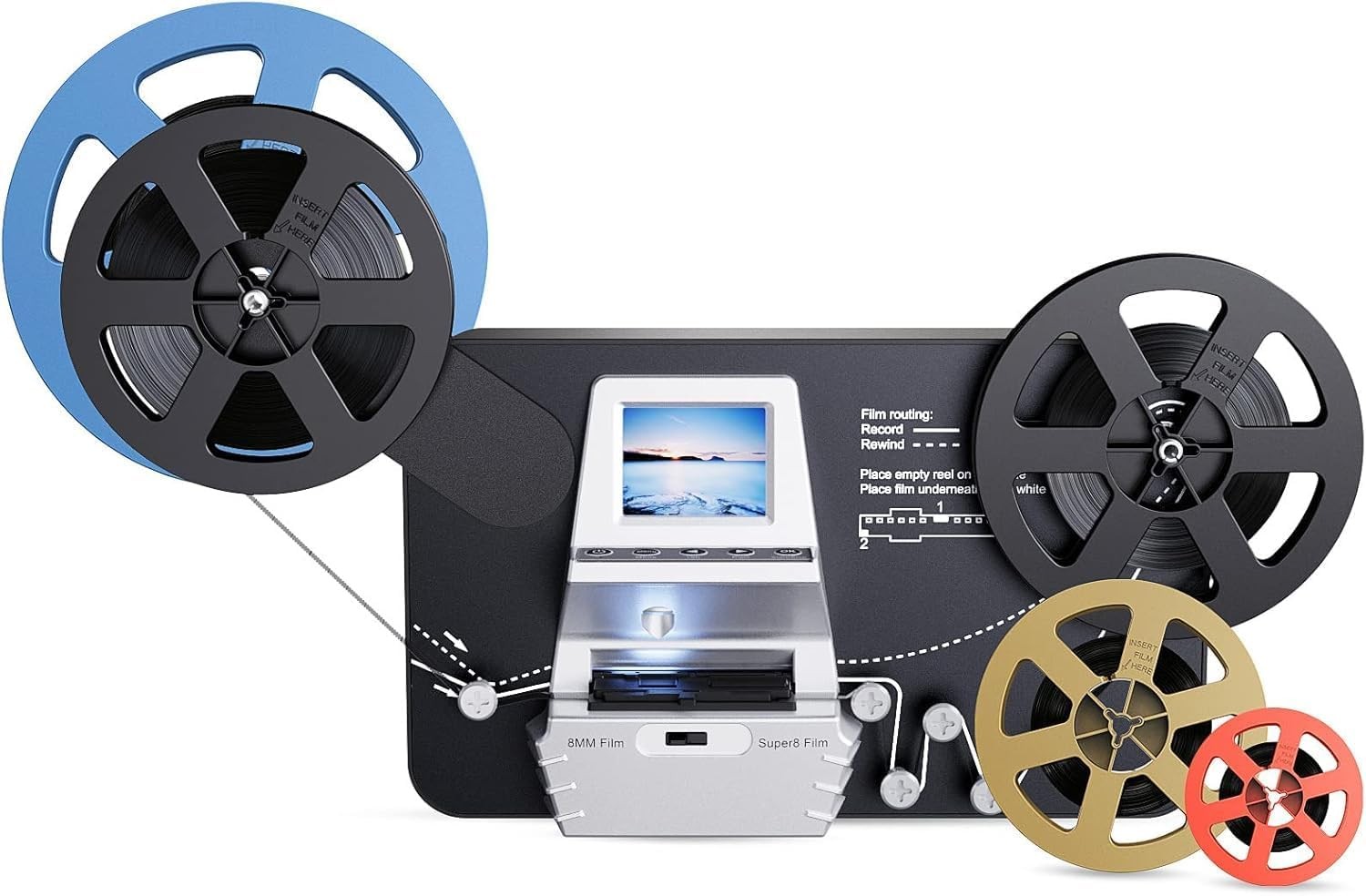 8mm & Super 8 Film to Digital Converter with 2.4\
