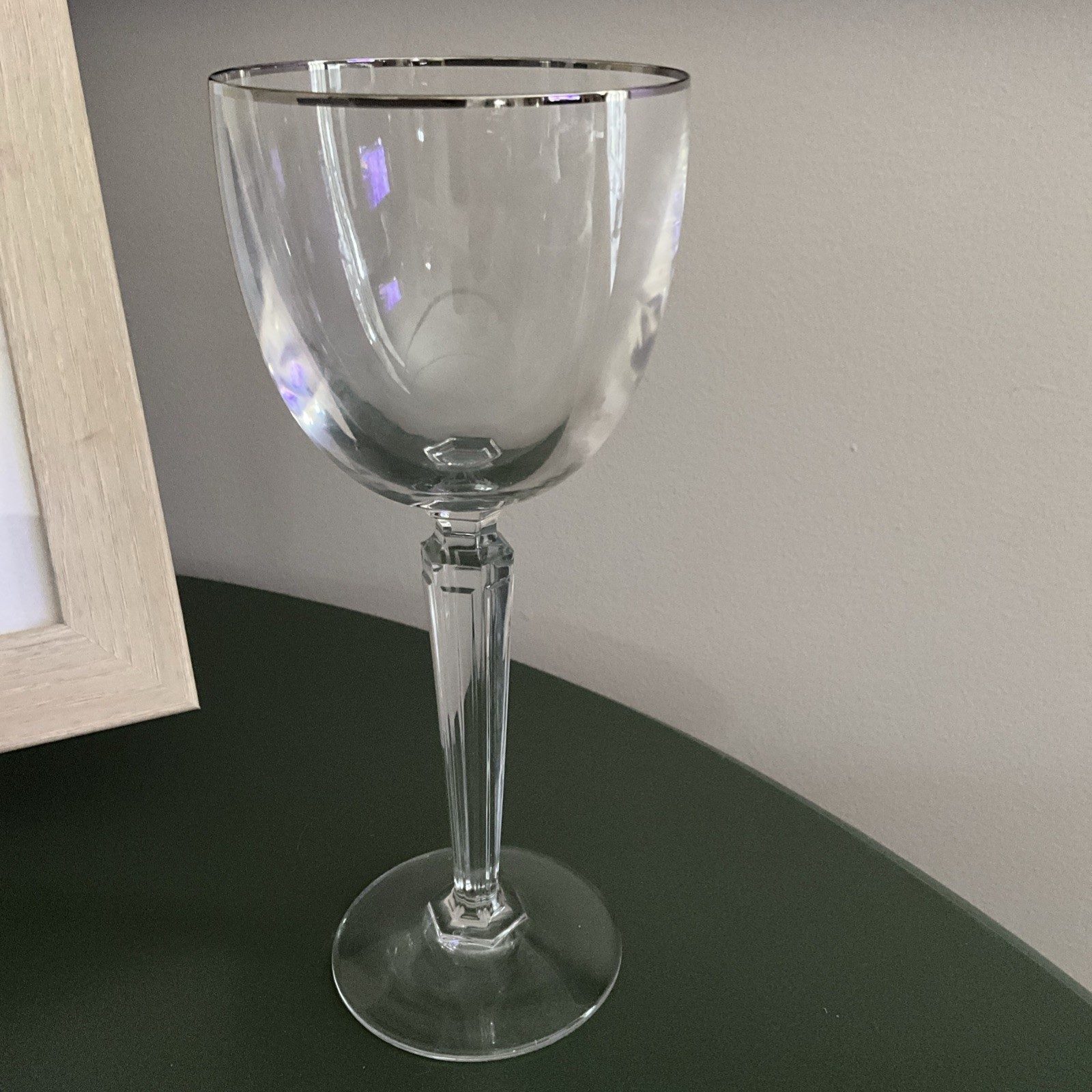 Waterford Tall METROPOLITAN PLATINUM 8 5/8\