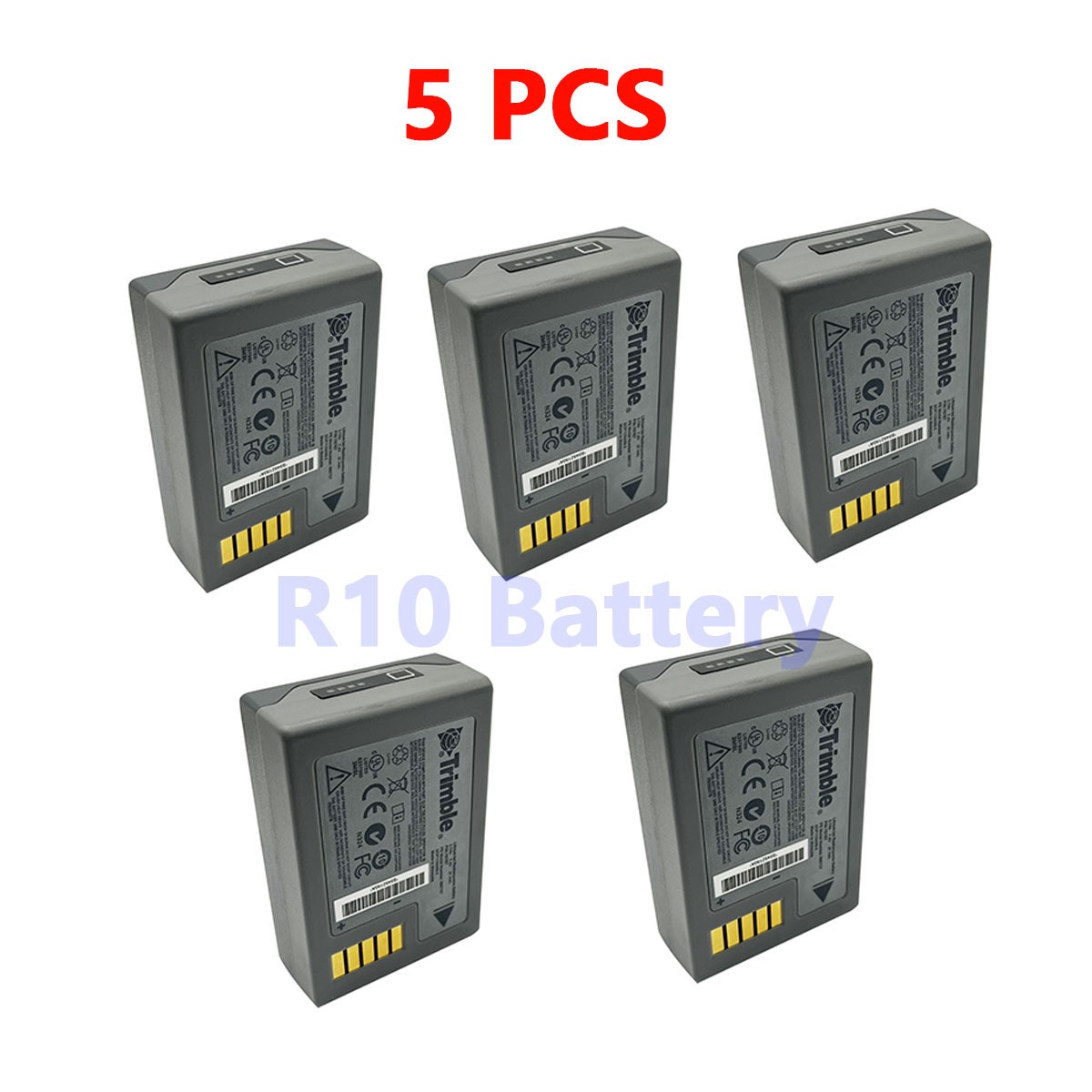 5pcs R10 Rechargeable Li-ion Battery For Trimble 76767 990737 R10 R12 V10 5pcs R10 Rechargeable Li-ion Battery For Trimble 76767 990737 R10 R12 V10
