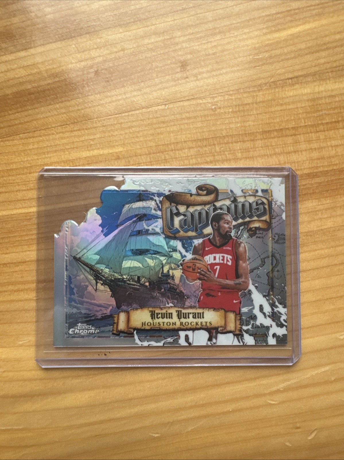 2025-2026 Topps Chrome Update Kevin Durant Captains Refractor SSP