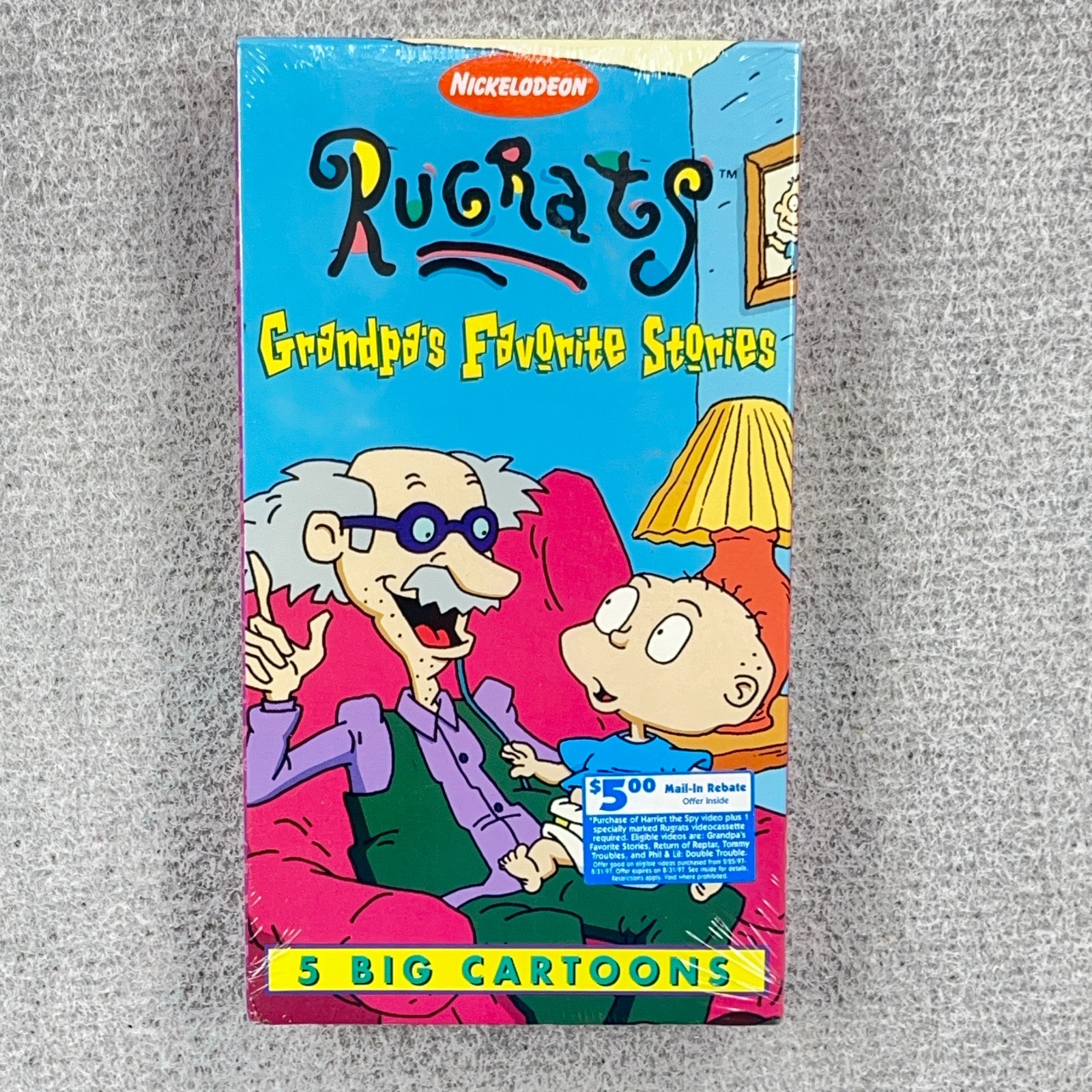 Rugrats Grandpa\'s Favorite Stories Nickelodeon 1997 VHS New Factory Sealed RARE