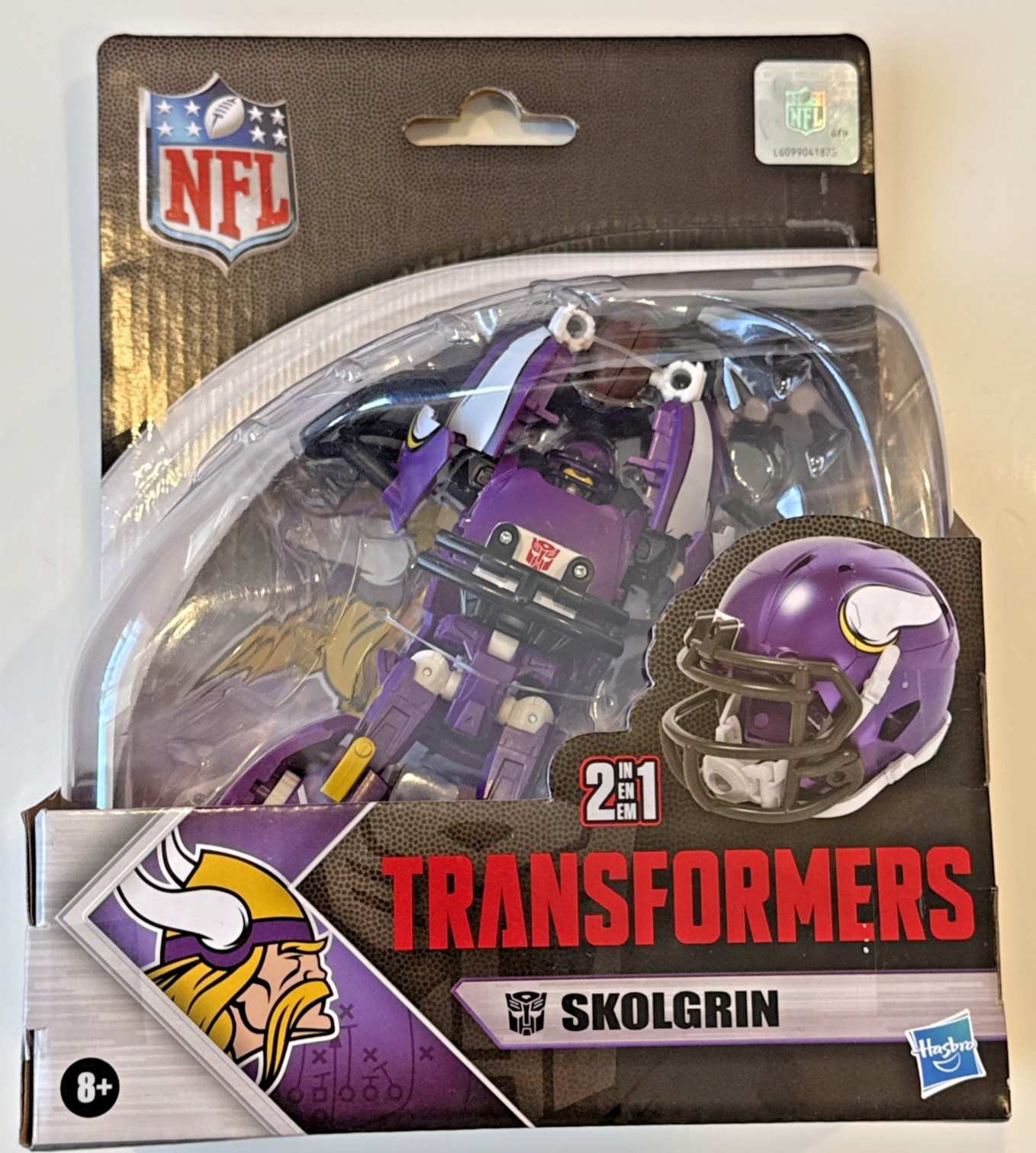 Transformers NFL Minnesota Vikings Skolgrin 5.5\