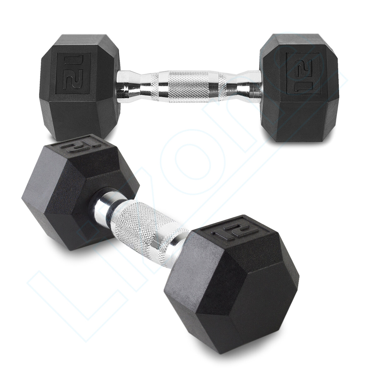 Lizone Neoprene Coated Colorful Dumbbell Weight Lifting Training--One Pair