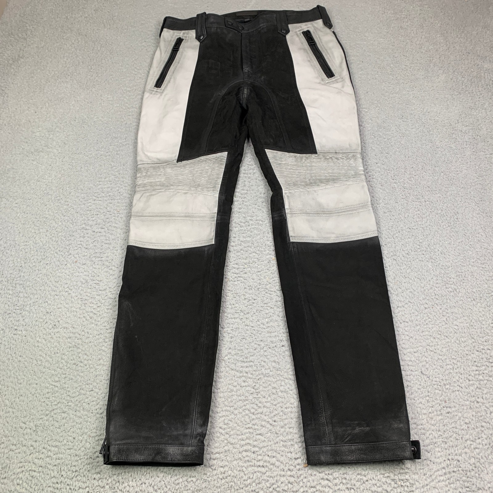 Belstaff Leather Pants Mens UK 48 (32x31\ Belstaff Leather Pants Mens UK 48 (32x31\