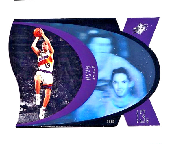 Steve Nash 1997 UD SPX HOLOGRAM DIE CUT #spx38 Suns NM-MT