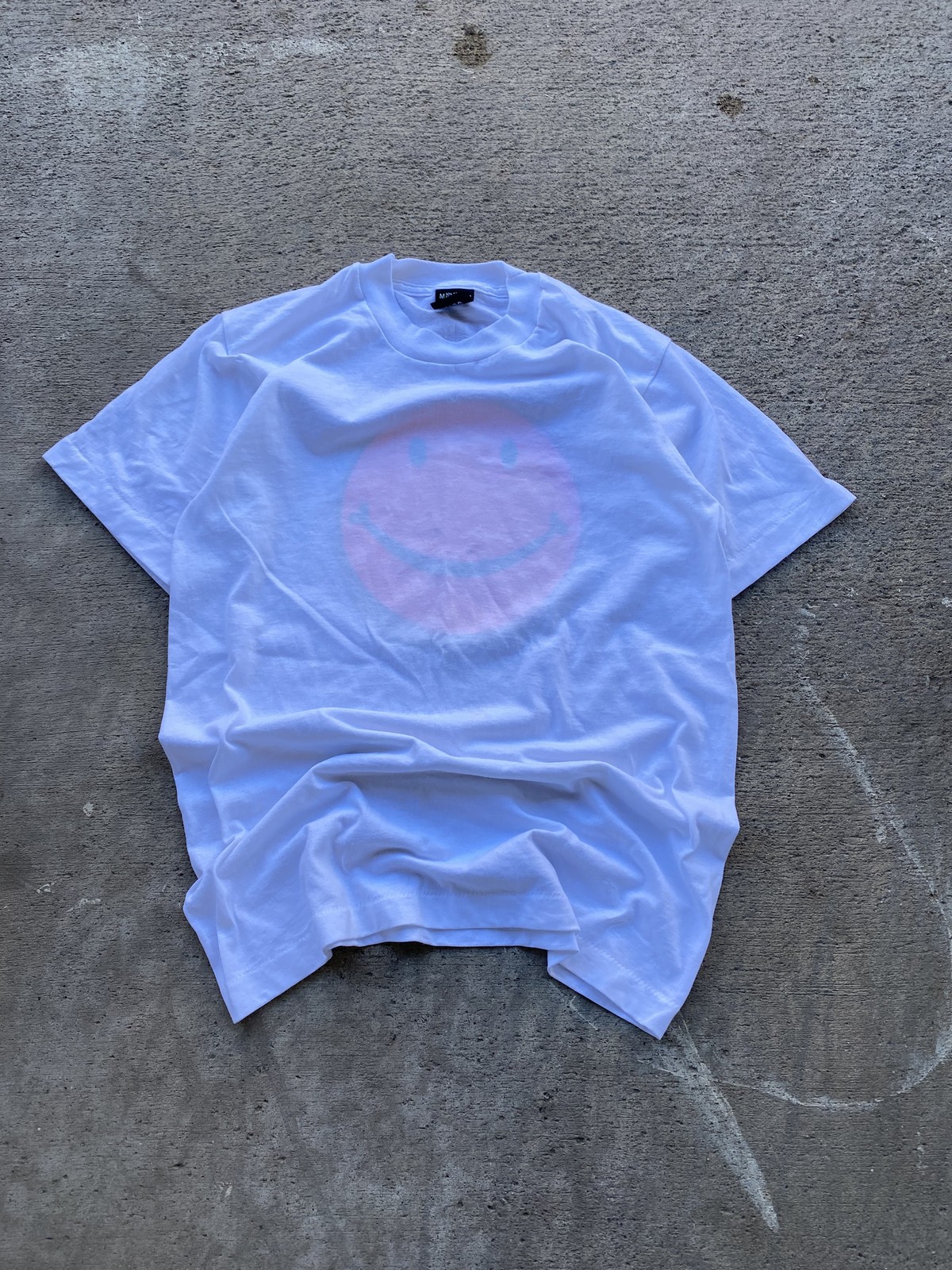 Vintage Single Stitch Hanes Screen Stars Best Shirt Mens M White Christian Smile