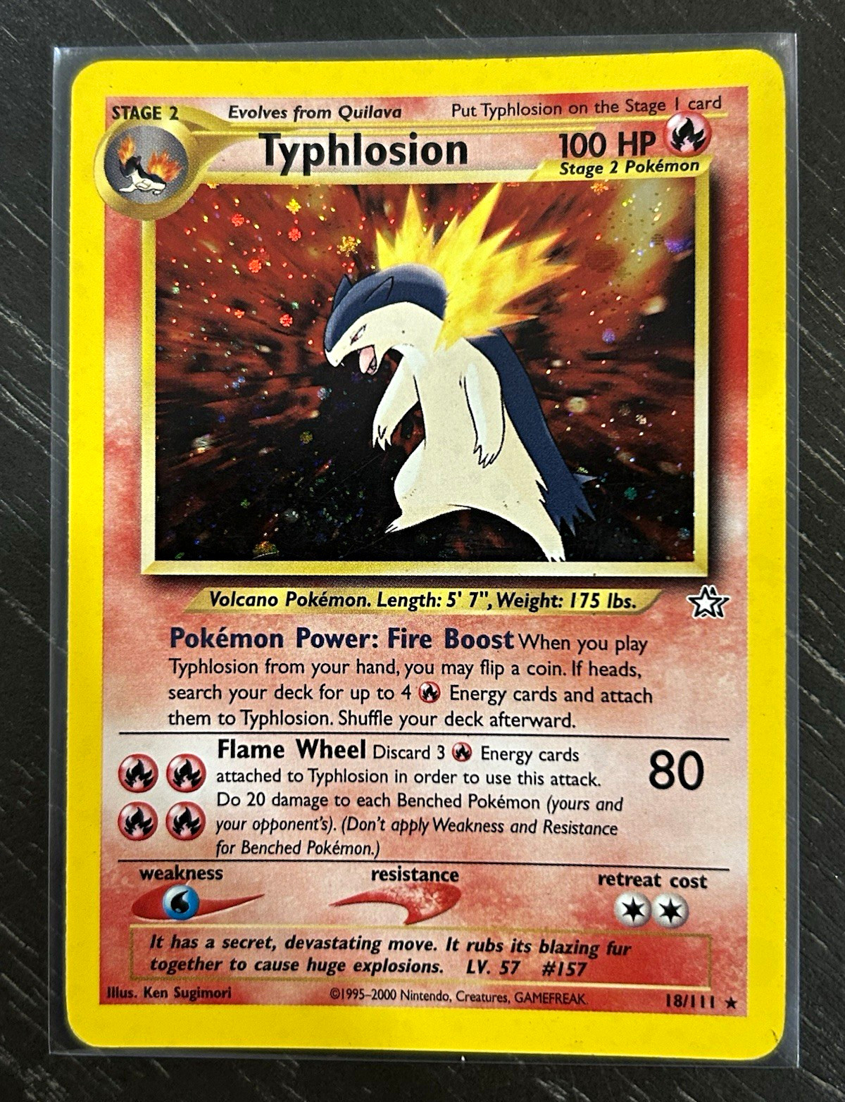 Typhlosion 18/111 Neo Genesis Holo Rare Holo Unlimited – Pokémon TCG EN Typhlosion 18/111 Neo Genesis Holo Rare Holo Unlimited – Pokémon TCG EN